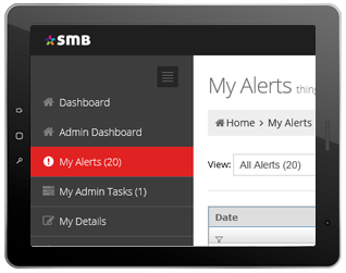 Never miss a thing with our email notifications and in-system alerts